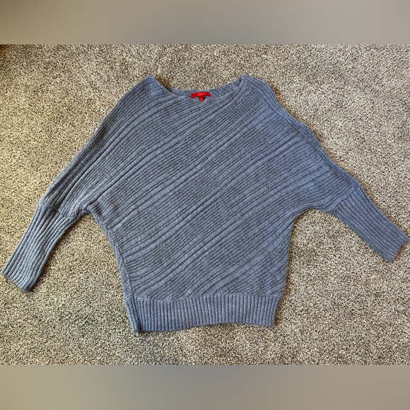 Jennifer Lopez Womens Sweater Large Cozy Ribbed Pullover Dolman Sweater Knit New - Picture 1 of 4